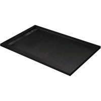 Душевой поддон из искусственного камня Cezares Tray AS 120х90 TRAY-AS-AH-120/90-30-NERO Черный матовый