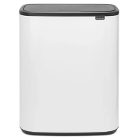 Мусорное ведро Brabantia Bo Touch Bin 223006 60 л, белое