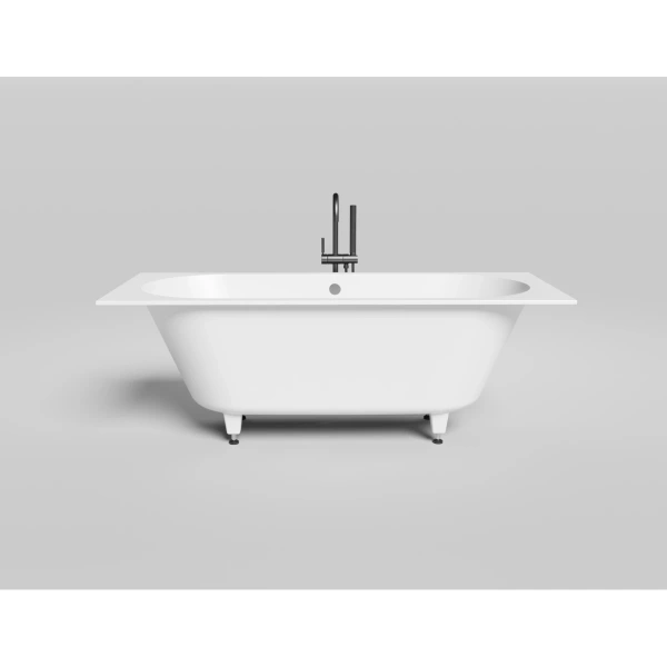 ванна из литьевого мрамора salini s-sense ornella axis 104613g 170x70 см, белый глянец