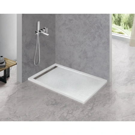 душевой поддон из искусственного камня cezares tray as 120x90 tray-as-ah-120/90-30-w белый