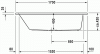 акриловая ванна duravit d-code 170x75 см (700099)