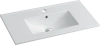 Мебельная раковина Vincea VBS-13980S1 81 накладная, белая, прямоугольная, фарфор
