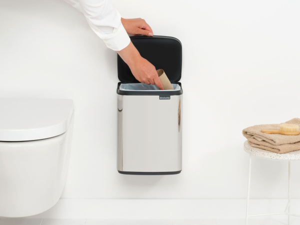 Мусорное ведро Brabantia Bo 222948 7 л, полированная сталь