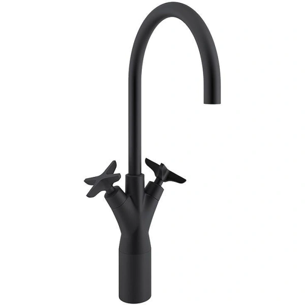 смеситель для раковины ramonsoler adagio 911001nm черный матовый