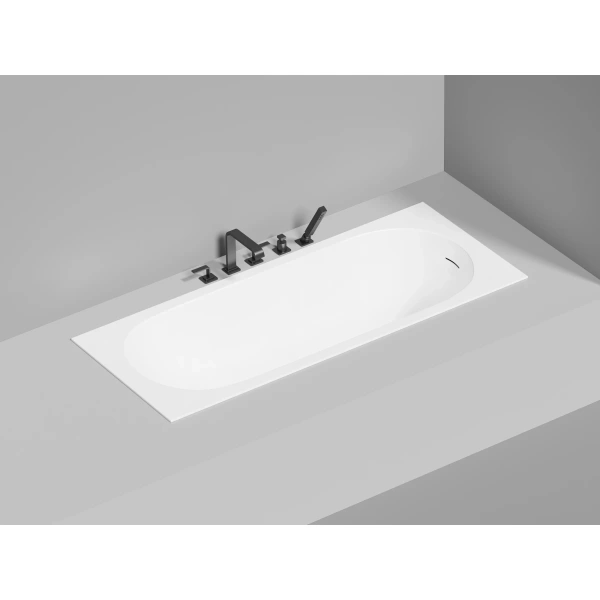 ванна из литьевого мрамора salini s-stone ornella kit 102426m 160x70 см, белый матовый
